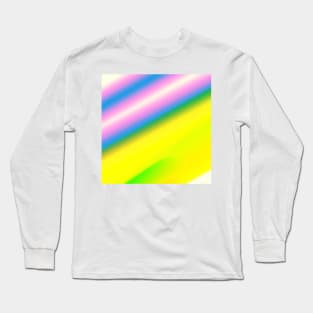 blue pink yellow red texture art Long Sleeve T-Shirt